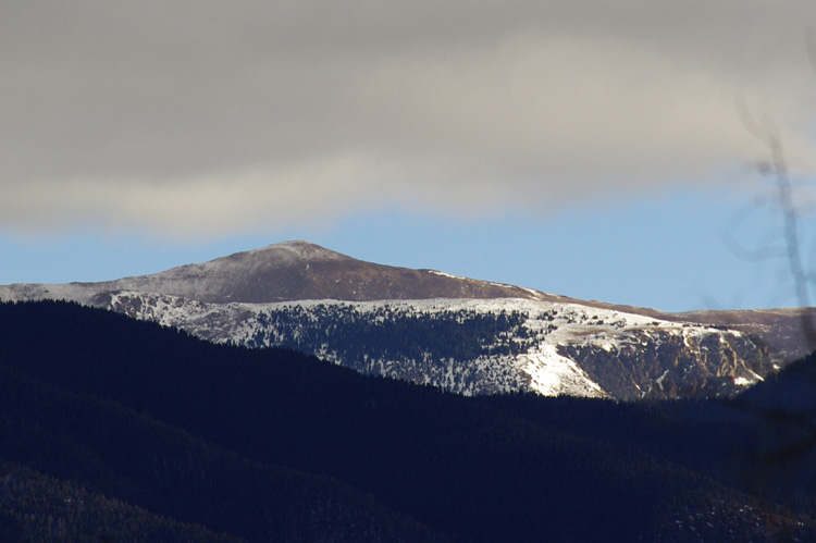 Treeline on a ridge near Old Mike Peak