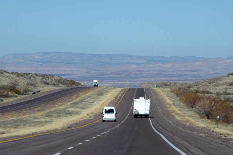 Somewhere on I-25 south of Socorro, NM