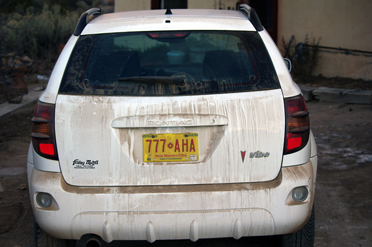 The owner of this car doesn't live in Santa Fe