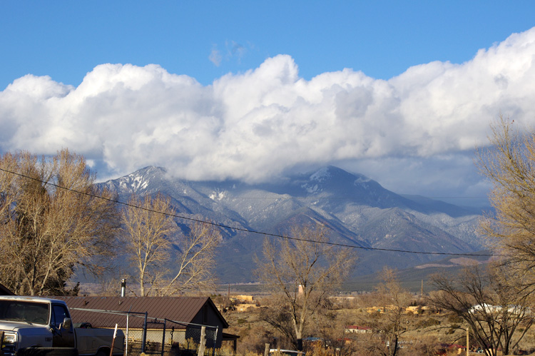 View from Llano Quemado neighborhood