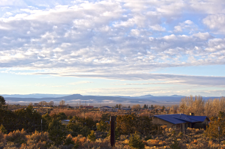 Western skies as seen from Llano Quemado