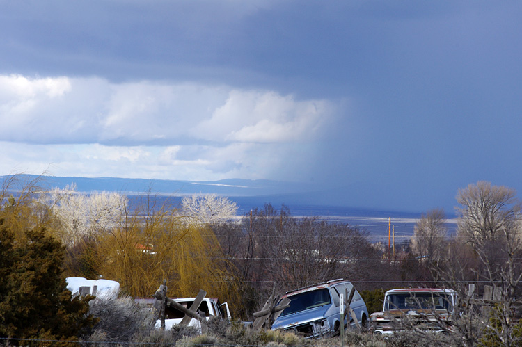 View from Llano Quemado neighborhood