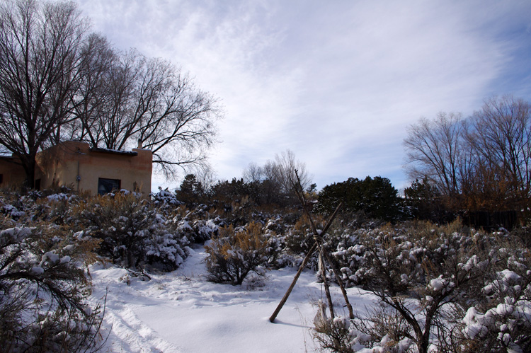 A frigid afternoon in Taos, NM