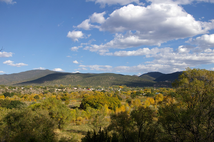 Talpa valley near Taos, New Mexico