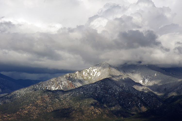 Mystery canyon on the side of Taos Mountain