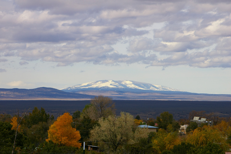 Extinct volcano San Antonio Mountain near Tres Piedras, NM