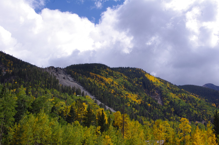 high above Taos Ski Valley