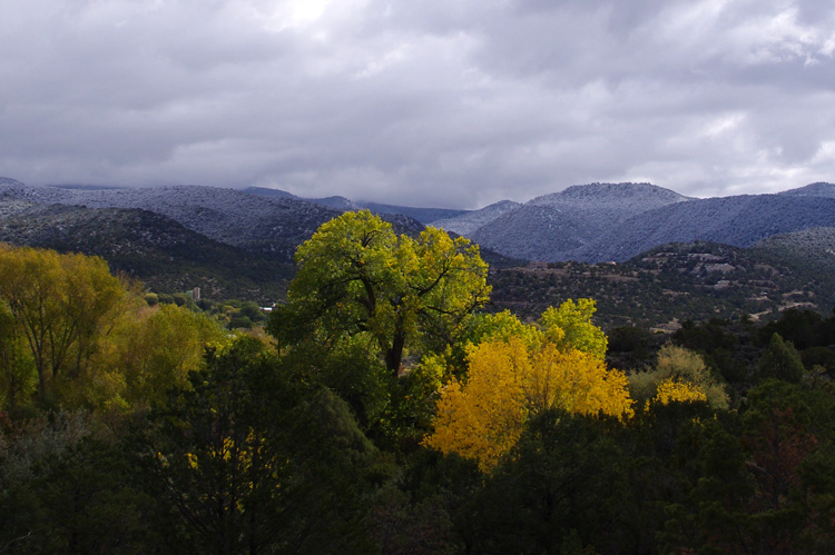 Seasons changing in Taos, NM