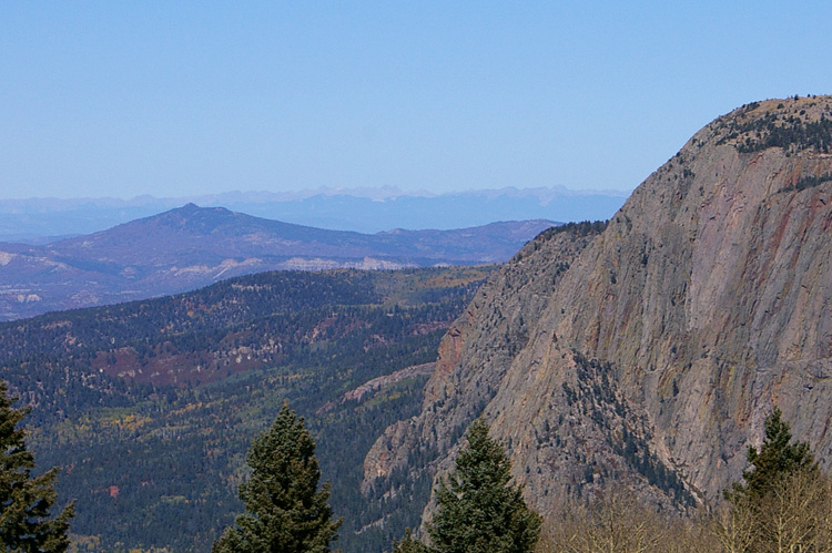 A view of the Brazos Cliffs south of Chama, New Mexico.