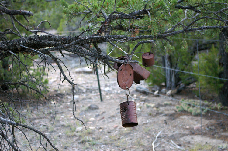 Mysterious artifact on a Taos hillside