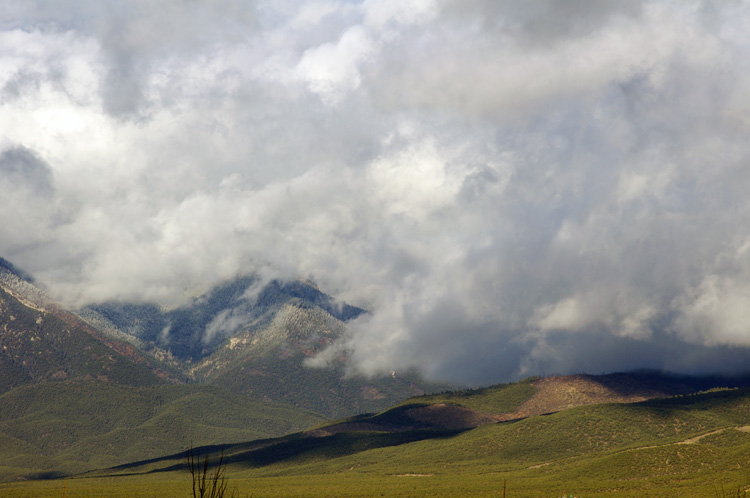 More clouds and mountains