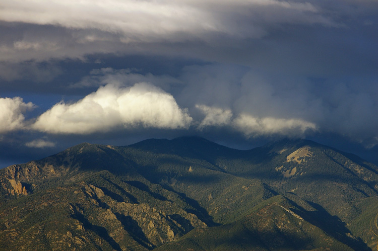 Top of Taos Mountain on a cold autumn day