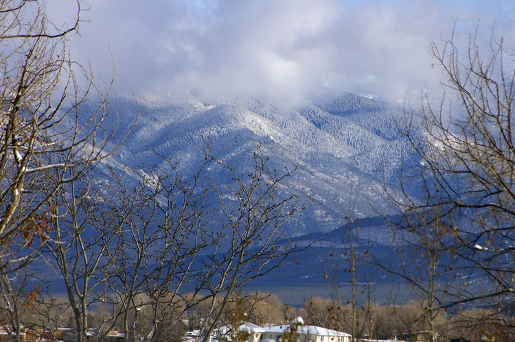 more snow on Taos Mountain