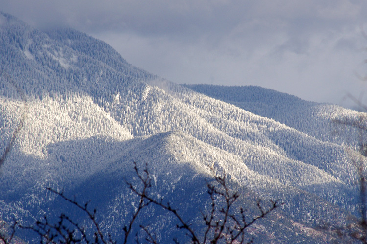 Taos Mountain close-up