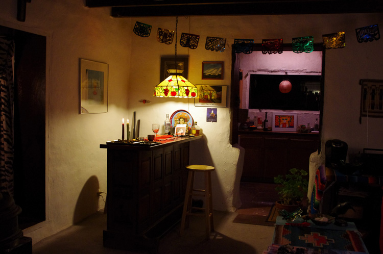 old adobe interior scene