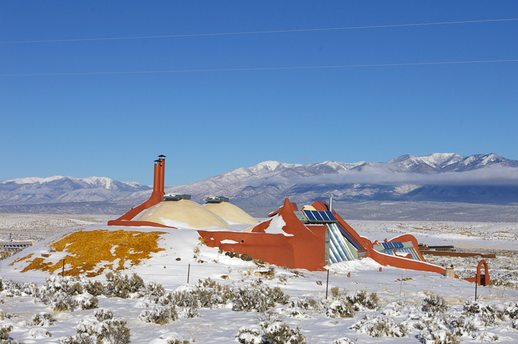 Earthship outside Taos, New Mexico in 2006