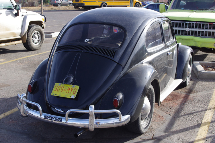 1958 VW at Walmart in Taos, NM