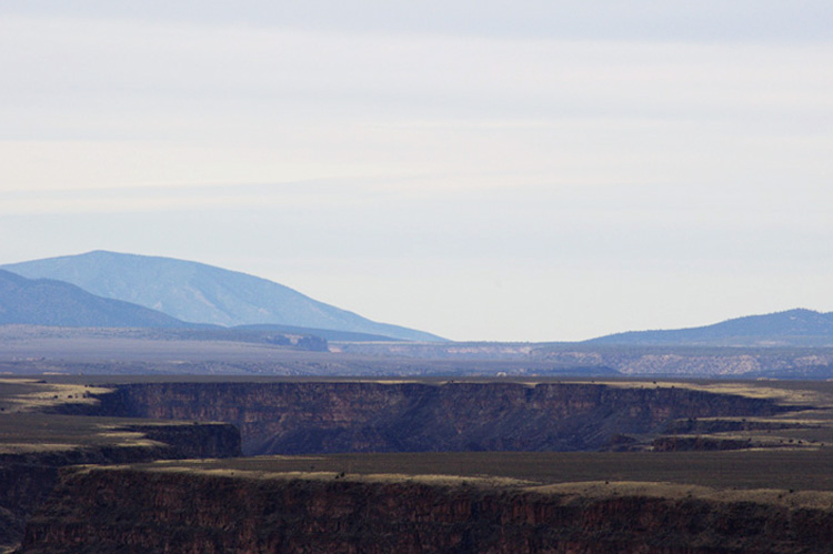 A small part of the Rio Grande Gorge near Taos