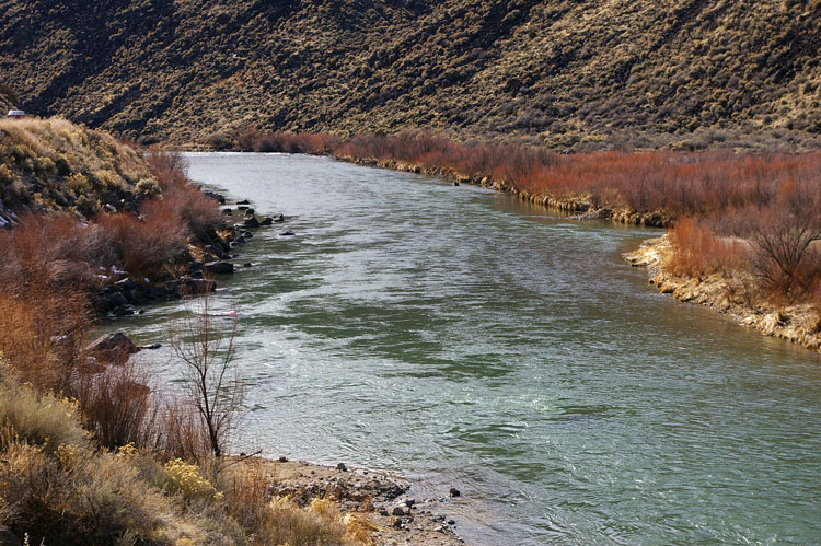 Rio Grande River above Pilar