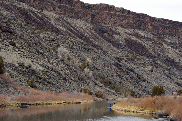 Fly fishing in the Rio Grande