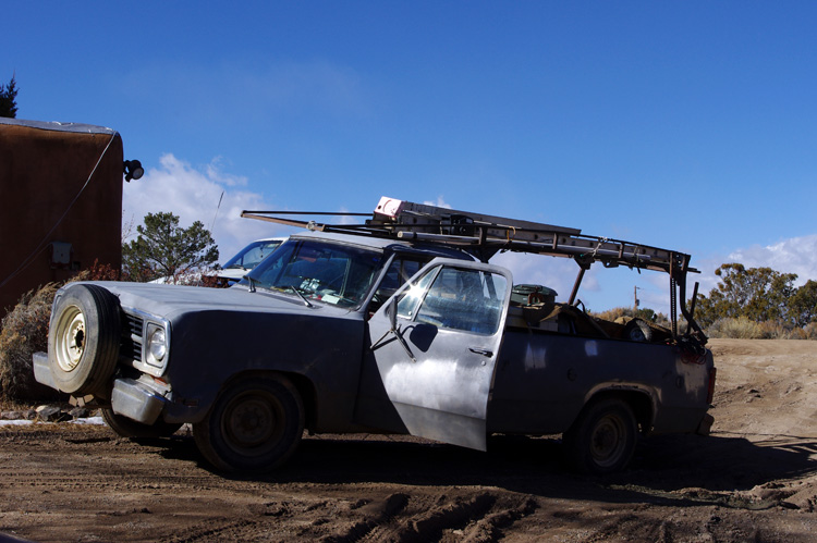 Taos plumber's truck