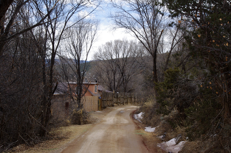 Vista del Valle Road in Llano Quemado