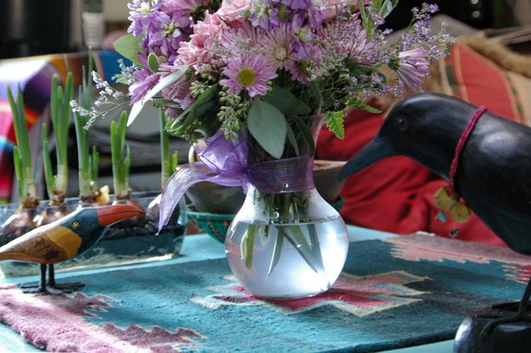 recent coffee table scene