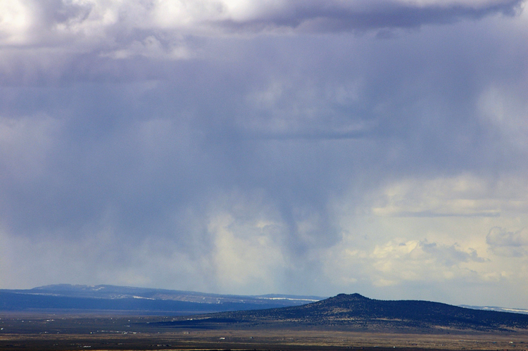 virga over the plain