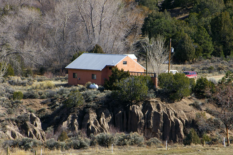 A house at the end of the road