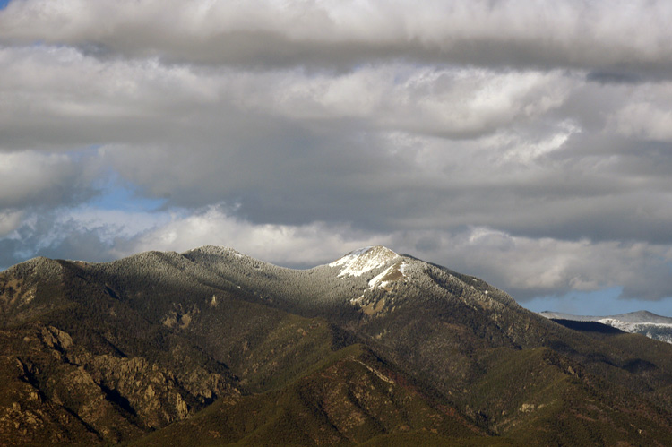 Taos Mountain close-up