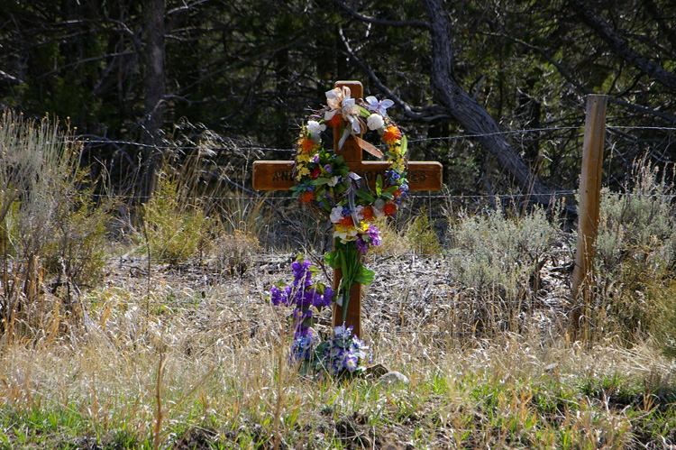 A roadside shrine outside of Taos