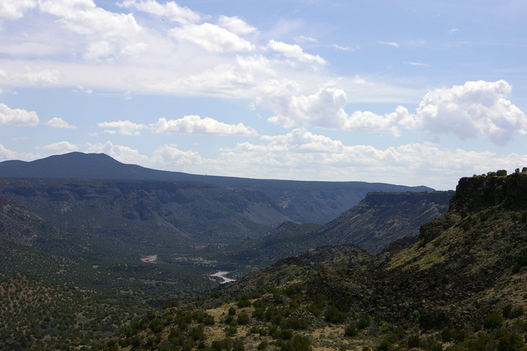 The Rio Grande near White Rock, NM.