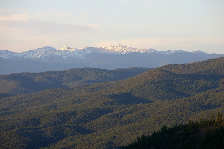 Old Mike & Wheeler Peak from U.S. Hill