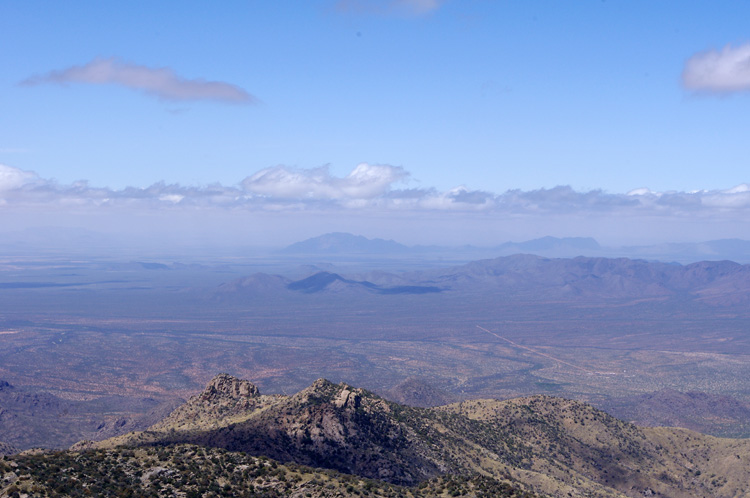 view from Kitt Peak, AZ