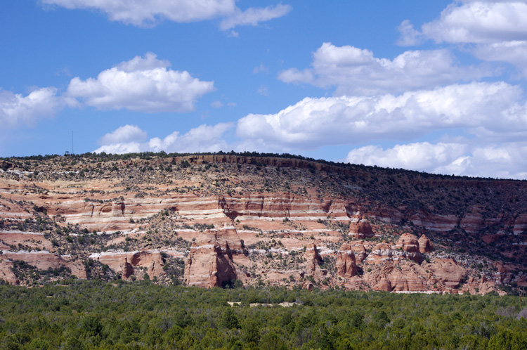 Amazing cliffs near the Zuni Pueblo in western New Mexico...