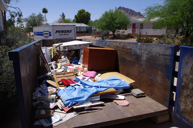 Tucson dumpster