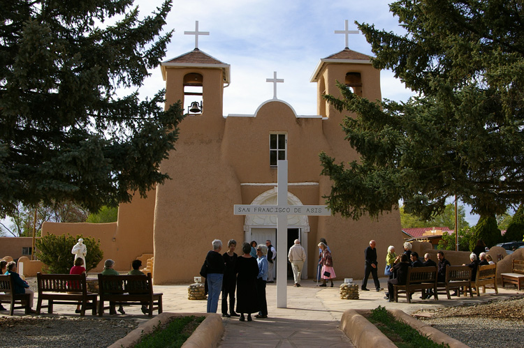 San Francisco de Asis church in Ranchos de Taos, New Mexico