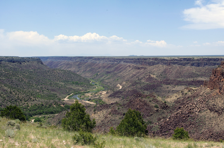 Rio Grande from Taos Valley Overlook