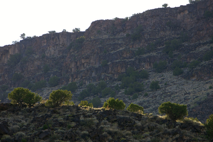Cliffs above the Rio Grande