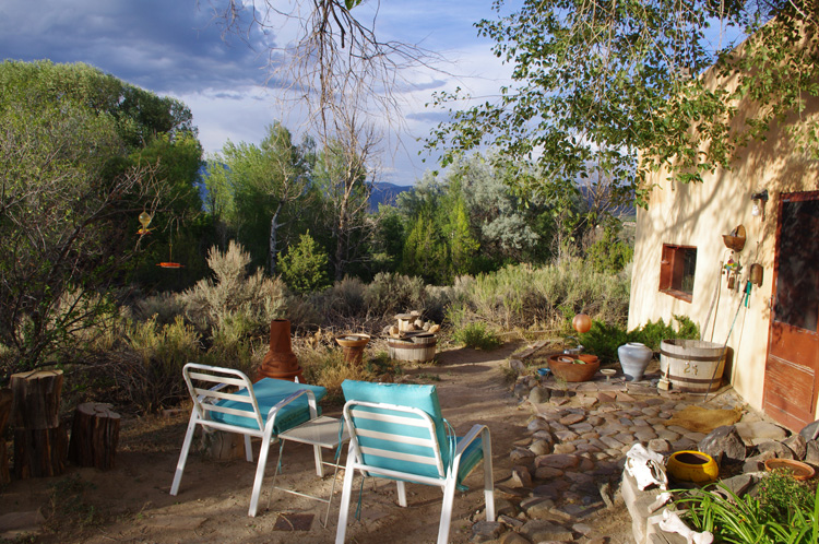 an old adobe in Llano Quemado