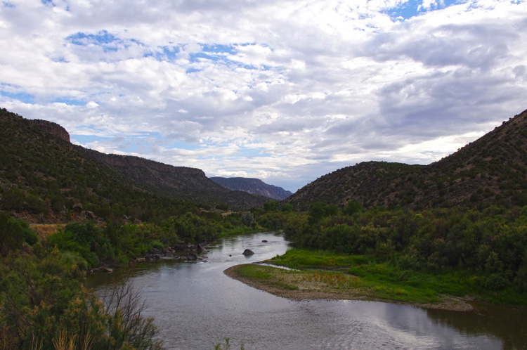 Rio Grande River near Pilar, NM