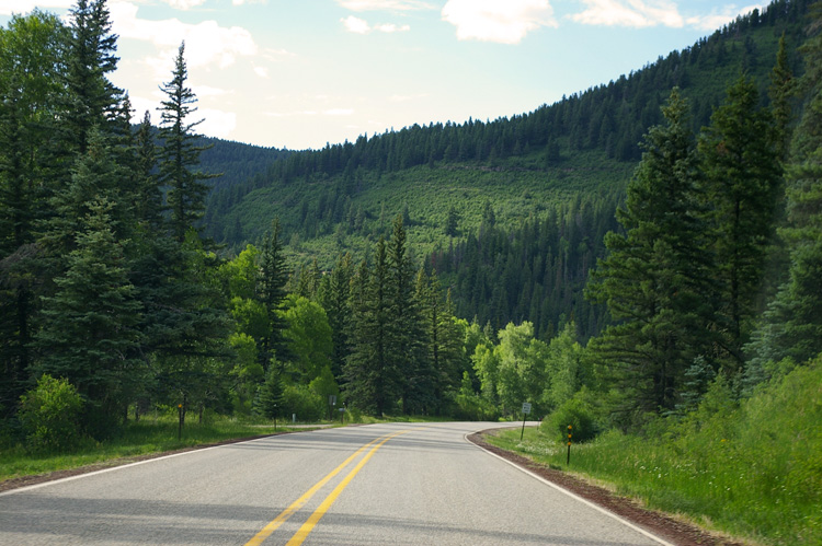 Rt. 518 in Taos County