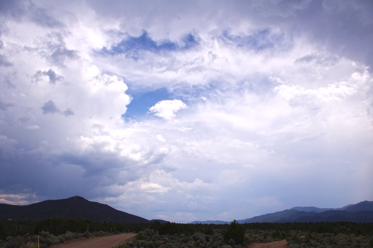 July 4th clouds outside Taos, NM