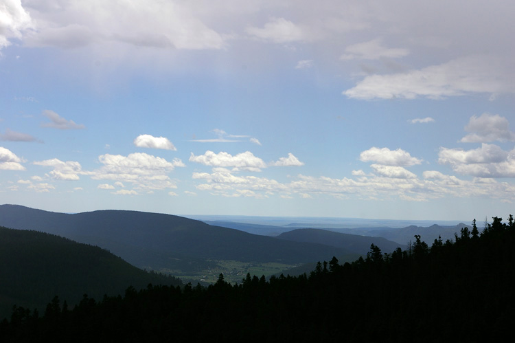 Mora County in the morning, looking east