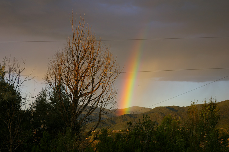 Rainbow in Taos, NM