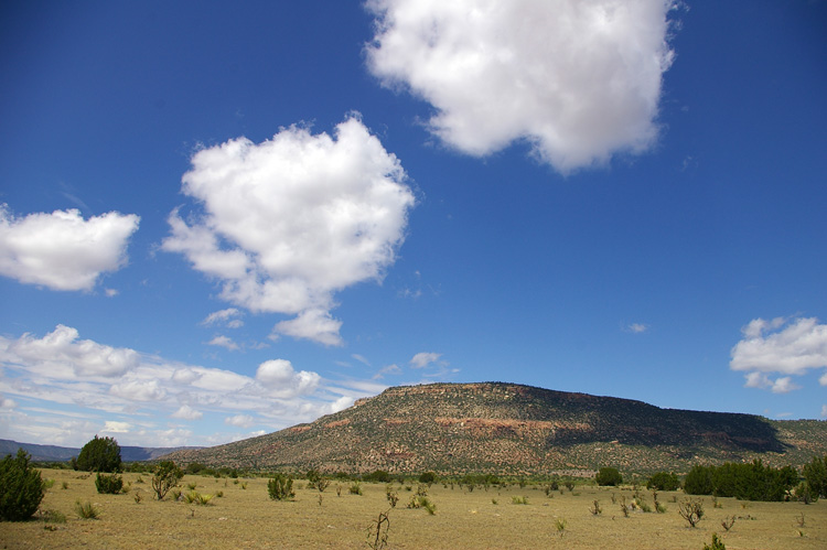 Mountains and sky on Rt. 104 in northeastern NM