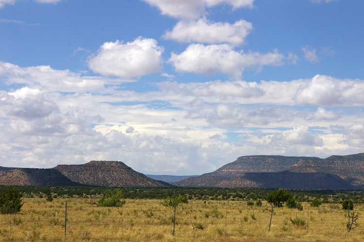 Canadian Escarpment, northeast New Mexico, on Route 104