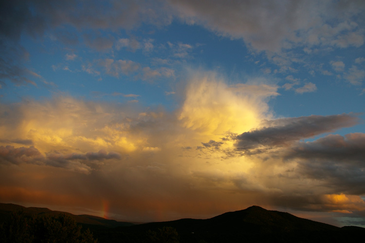 This evening's sky in Taos, New Mexico