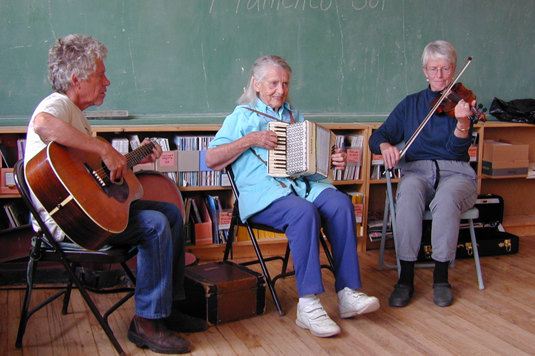 Jenny Vincent Trio in San Cristobal, New Mexico in September, 2000