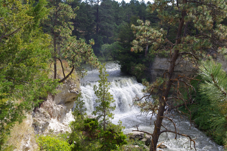 Snake River Falls in northern Nebraska